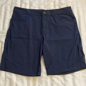 Toad&Co Dark Blue Flat Front Shorts